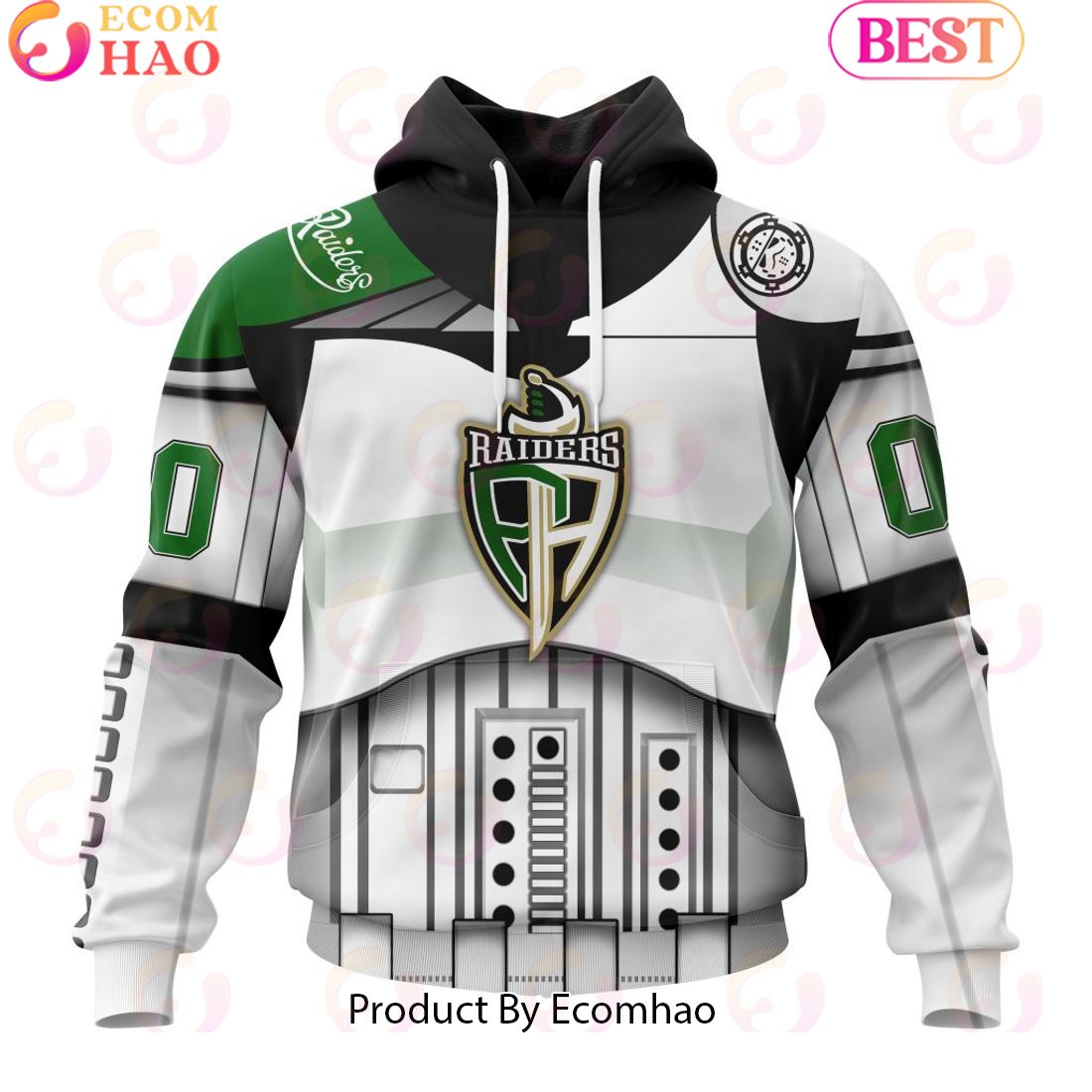 Personalized WHL Prince Albert Raiders Specialized Stormtrooper Design Kits Version Hoodie