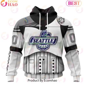 Personalized WHL Seattle Thunderbirds Specialized Stormtrooper Design Kits Version Hoodie