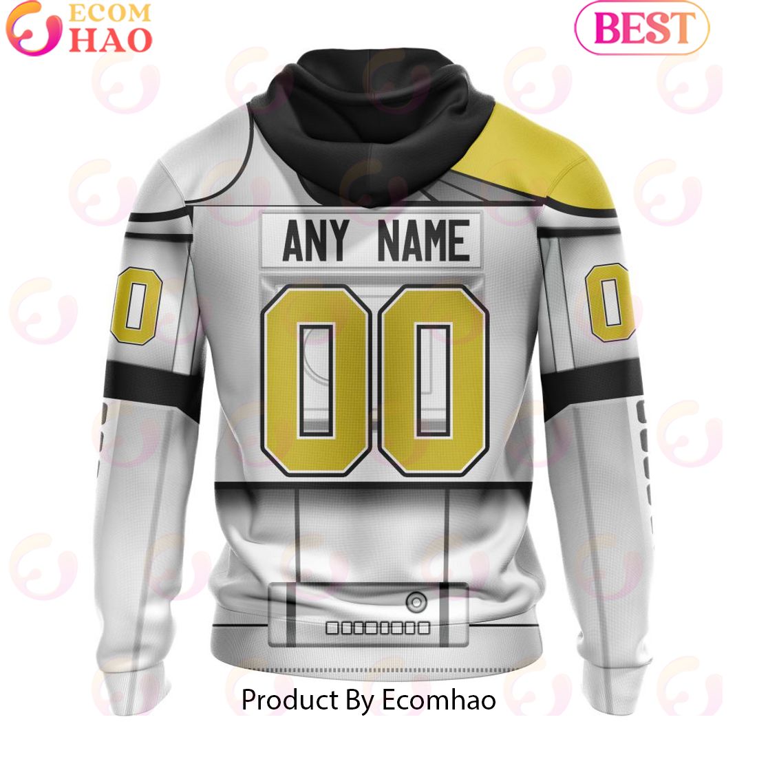 Personalized WHL Brandon Wheat Kings Specialized Stormtrooper Design Kits Version Hoodie