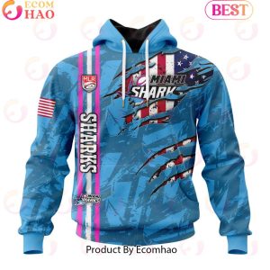 MLR Miami Sharks Special Design Concept Kits 2403 3D Hoodie MLR Miami Sharks Special Design Concept Kits 2403 3D Hoodie