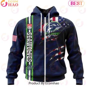 MLR Seattle Seawolves Special Design Concept Kits 2403 3D Hoodie