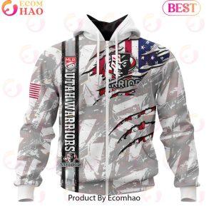 MLR Utah Warriors Special Design Concept Kits 2403 3D Hoodie