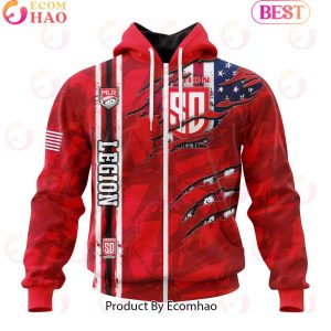 MLR San Diego Legion Special Design Concept Kits 2403 3D Hoodie