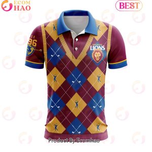 AFL Brisbane Lions Special Golf Polo Design