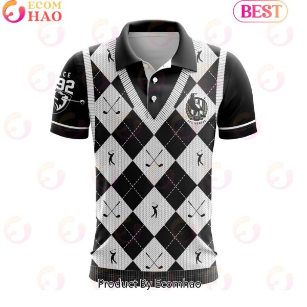 AFL Collingwood Football Club Special Golf Polo Design