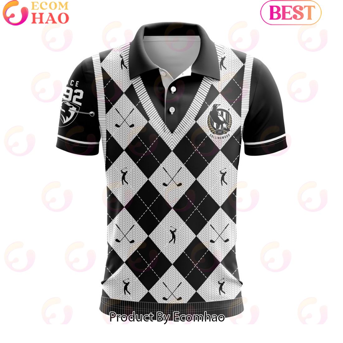 AFL Essendon Football Club Special Golf Polo Design