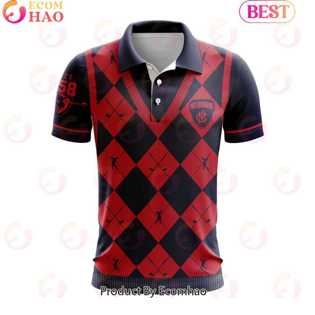 AFL Richmond Tigers Special Golf Polo Design