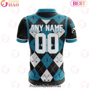 AFL Port Adelaide Football Club Special Golf Polo Design AFL Port Adelaide Football Club Special Golf Polo Design