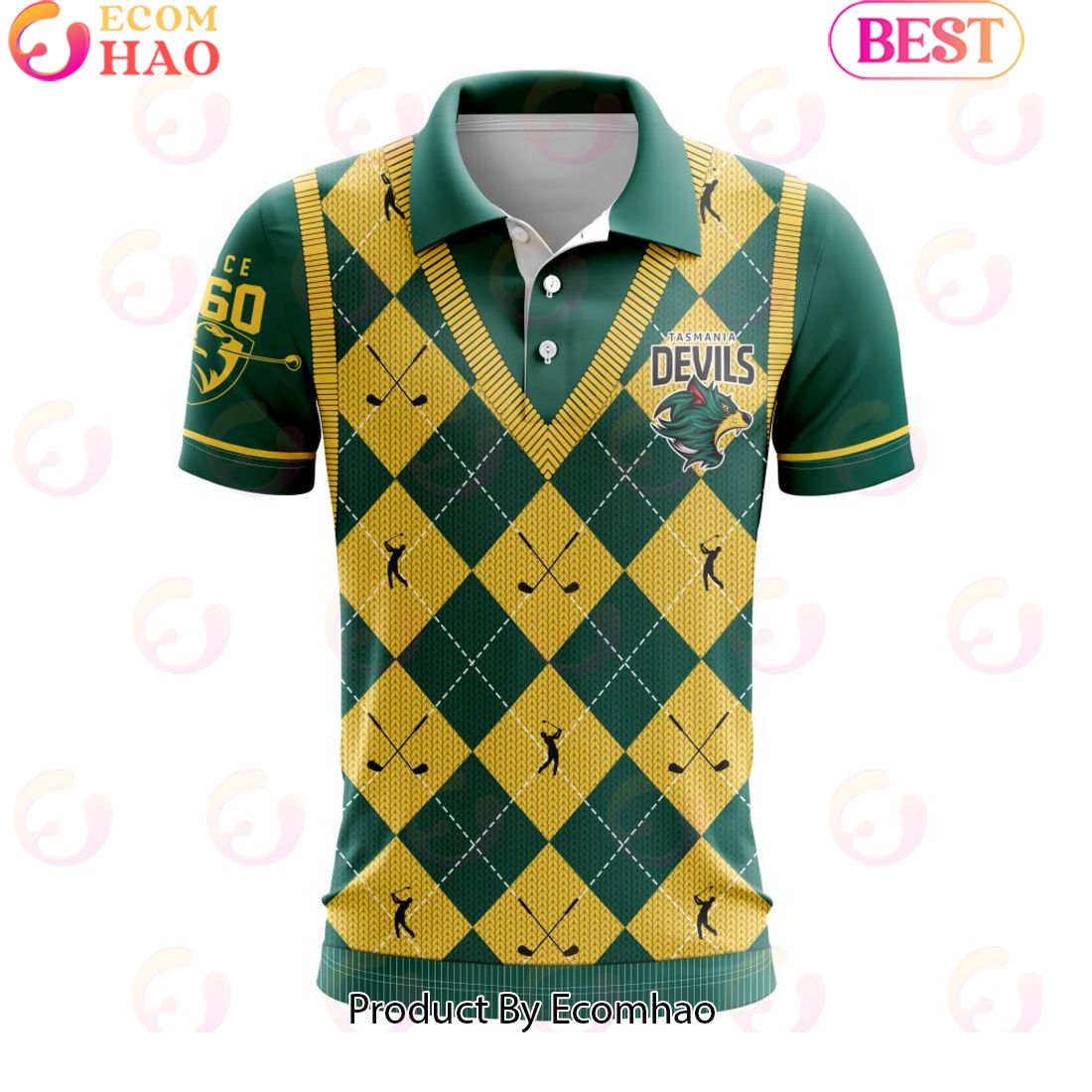 AFL Tasmania Football Club Special Golf Polo Design