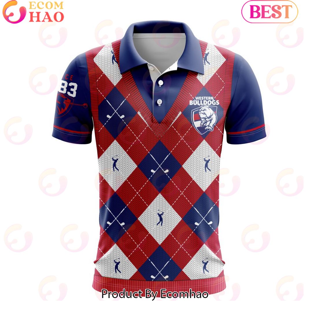 AFL Western Bulldogs Special Golf Polo Design