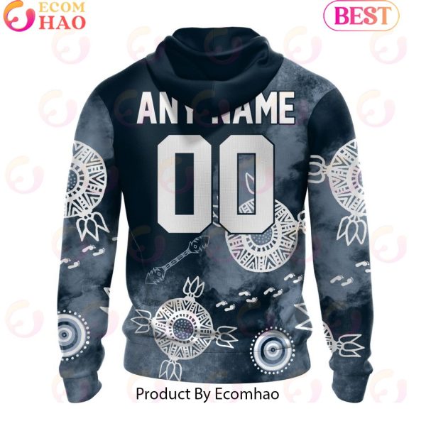Personalized AFL Carlton Football Club Special Indigenous Training Design Kits 3D Hoodie