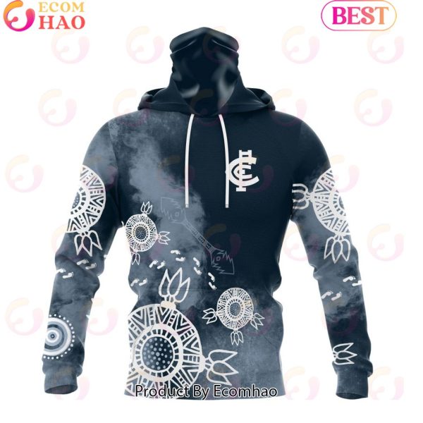 Personalized AFL Carlton Football Club Special Indigenous Training Design Kits 3D Hoodie