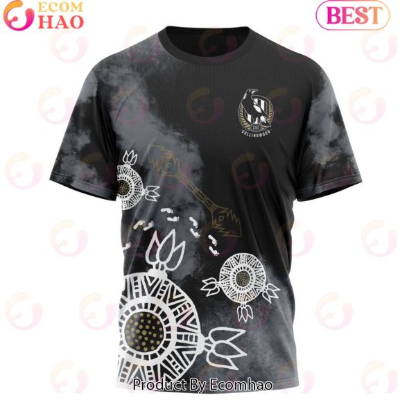 Personalized AFL Collingwood Football Club Special Indigenous Training Design Kits 3D Hoodie