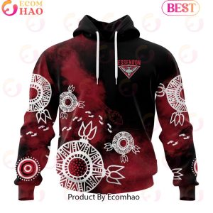 Personalized AFL Essendon Football Club Special Indigenous Training Design Kits 3D Hoodie
