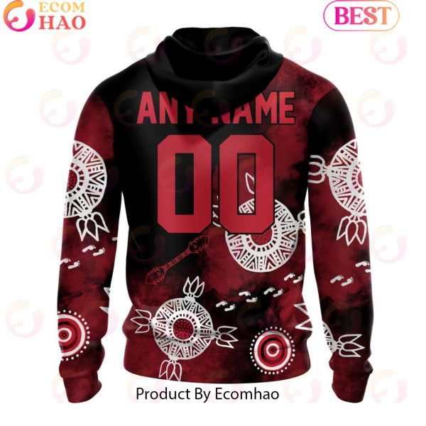 Personalized AFL Essendon Football Club Special Indigenous Training Design Kits 3D Hoodie