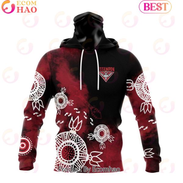 Personalized AFL Essendon Football Club Special Indigenous Training Design Kits 3D Hoodie