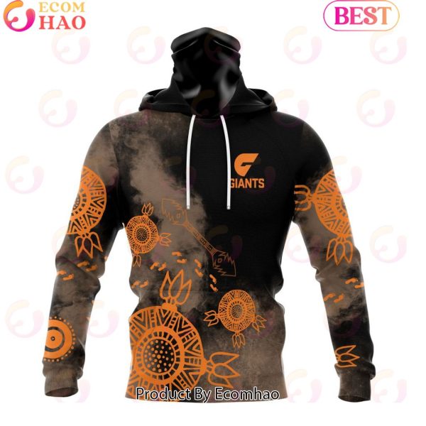 Personalized AFL Greater Western Sydney Giants Special Indigenous Training Design Kits 3D Hoodie