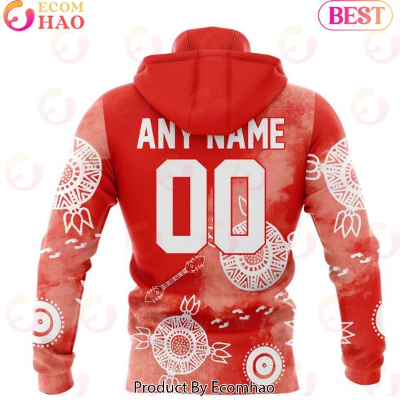 Personalized AFL Sydney Swans Special Indigenous Training Design Kits 3D Hoodie