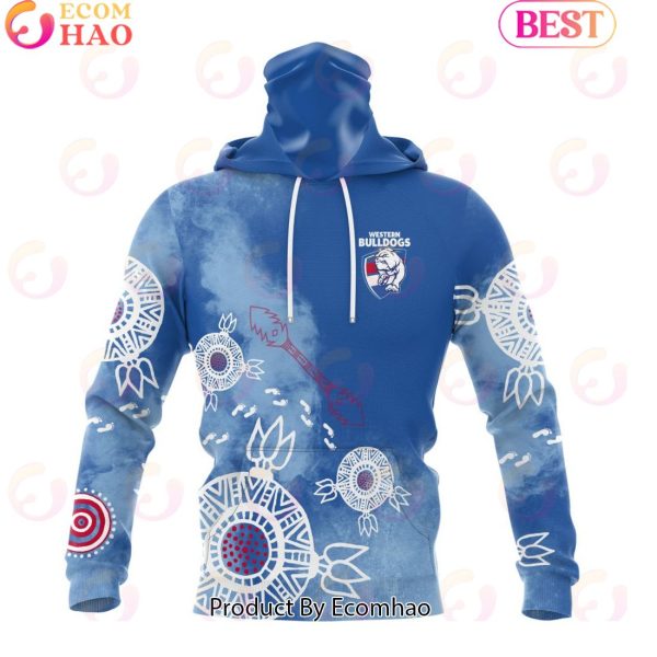 Personalized AFL Western Bulldogs Special Indigenous Training Design Kits 3D Hoodie