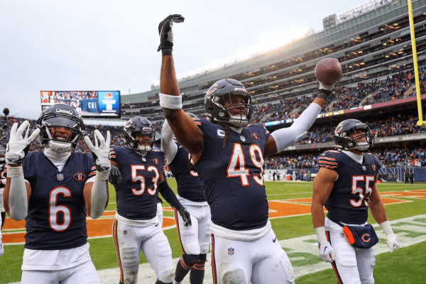 Innovative and Sleek Chicago Bears-Inspired Design Elevated on a Premium Baseball Jersey