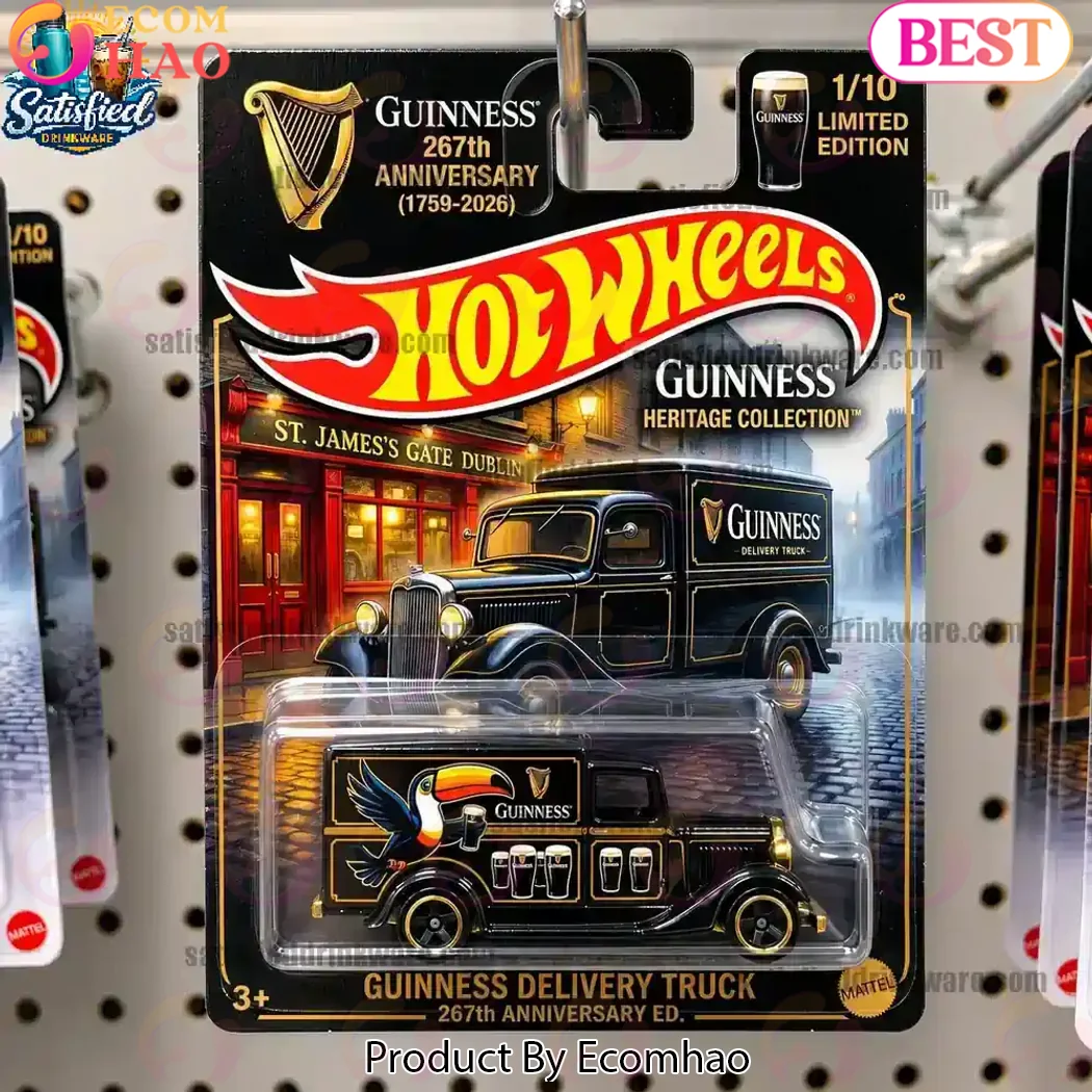 Hot Wheels Guinness 267th Anniversary Limited Edition Delivery Truck Die-cast Model Hot Wheels Guinness 267th Anniversary Limited Edition Delivery Truck Die-cast Model