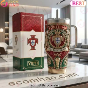 Yeti Portugal WC 2026 Legacy Luxury 40oz Tumbler With Handle