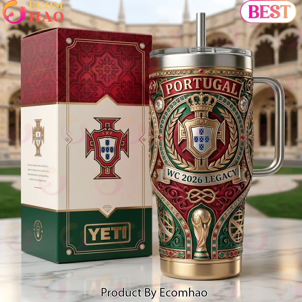 Yeti Portugal WC 2026 Legacy Luxury 40oz Tumbler With Handle Yeti Portugal WC 2026 Legacy Luxury 40oz Tumbler With Handle