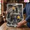 Harry Potter 25th Anniversary Hogwarts Golden Trio Commemorative Collectible Custom Shape Acrylic Plaque
