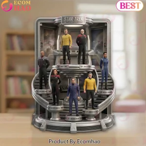 Star Trek 60th Anniversary 2026 Captains Commemorative Custom Shape Acrylic Plaque