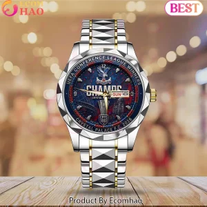 Crystal Palace FC 2026 UEFA Conference League Winners Commemorative Two-Tone Luxury Quartz Watch
