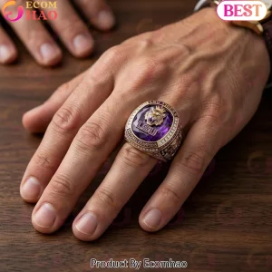 LSU Tigers National Champions Premium Gold & Diamond Championship Edition Ring