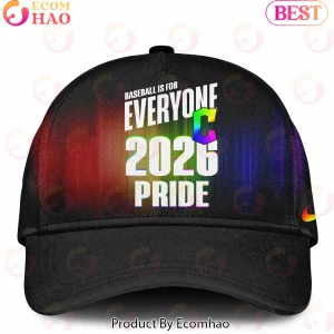 Cleveland Guardians 2026 Pride Rainbow Baseball Is For Everyone Black Baseball Jersey