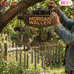 Morgan Wallen One Thing At A Time Tennessee Country Music Rustic Outdoor Garden Wind Chime
