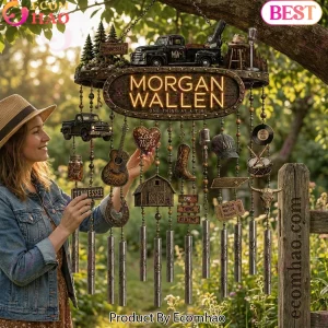 Morgan Wallen One Thing At A Time Tennessee Country Music Rustic Outdoor Garden Wind Chime