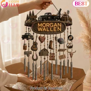 Morgan Wallen One Thing At A Time Tennessee Country Music Rustic Outdoor Garden Wind Chime