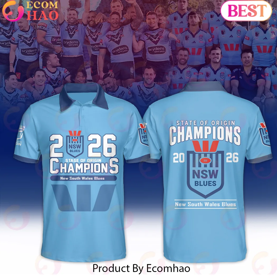 New South Wales Blues 2026 State of Origin Champions Commemorative Baseball Cap New South Wales Blues 2026 State of Origin Champions Commemorative Baseball Cap