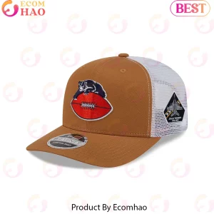 Chicago Bears New Era Hawaii Bowl Bronze Vintage Logo Stretch-Snap Trucker Hat