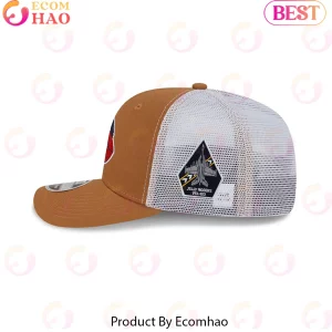 Chicago Bears New Era Hawaii Bowl Bronze Vintage Logo Stretch-Snap Trucker Hat