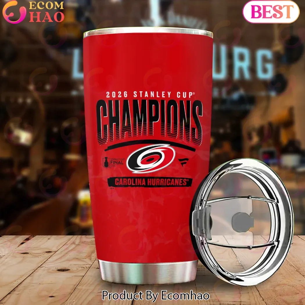Carolina Hurricanes 2026 Stanley Cup Champions Commemorative Player Signatures Red Insulated Stainless Steel Tumbler Carolina Hurricanes 2026 Stanley Cup Champions Commemorative Player Signatures Red Insulated Stainless Steel Tumbler