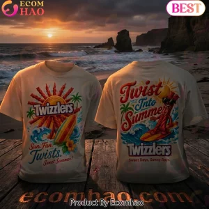 Twizzlers Twist Into Summer Surfing Graphic T-Shirt