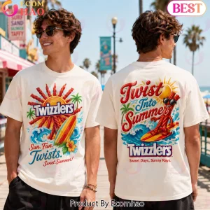 Twizzlers Twist Into Summer Surfing Graphic T-Shirt