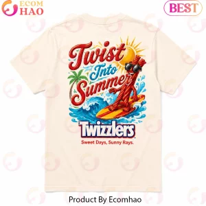 Twizzlers Twist Into Summer Surfing Graphic T-Shirt