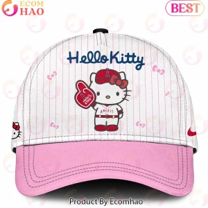 Los Angeles Angels Hello Kitty Night Limited Edition Pink Pinstripe Baseball Jersey