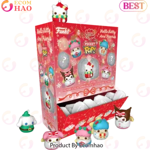 Funko Pocket Pop Hello Kitty and Friends Holiday Winter Snowball Capsule Blind Box Display Box