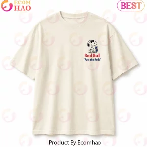 Red Bull Racing Snoopy F1 Fuel The Rush Vintage Graphic T-Shirt