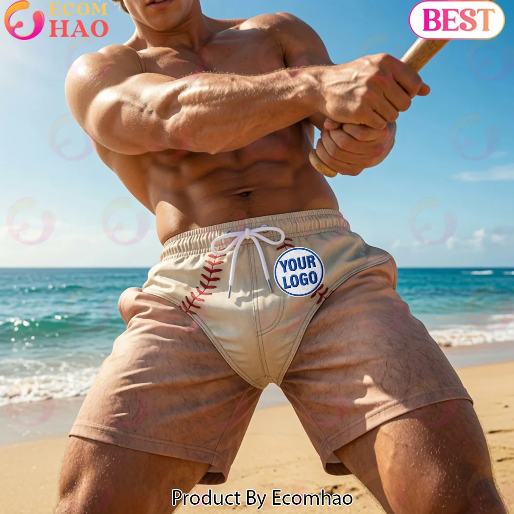Personalized Custom Logo Baseball Stitching Men’s Athletic Beach Shorts Personalized Custom Logo Baseball Stitching Men’s Athletic Beach Shorts