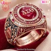 New England Patriots Jesus Won 6X Champions Commemorative Gold Plated Championship Ring
