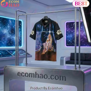 Star Wars A New Hope 50th Anniversary Commemorative Character Graphic All-Over Print Hawaiian Shirt