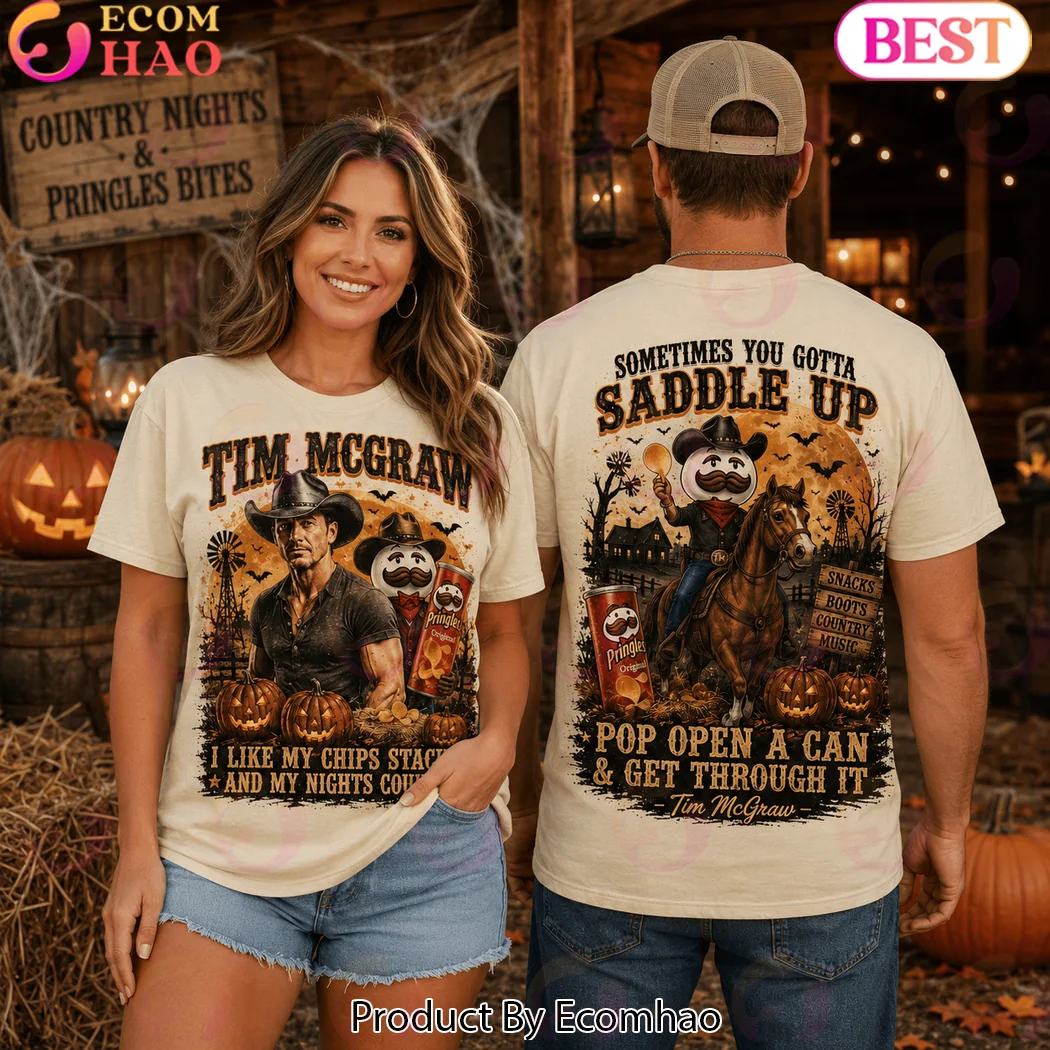 Tim McGraw Pringles Country Nights Cowboy Vintage Halloween Graphic T-Shirt Tim McGraw Pringles Country Nights Cowboy Vintage Halloween Graphic T-Shirt