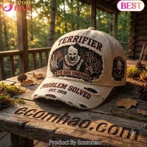Terrifier Art the Clown The Dark Comedian Horror Movie Vintage Distressed Baseball Cap